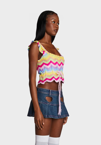 So Psyched Crochet Top