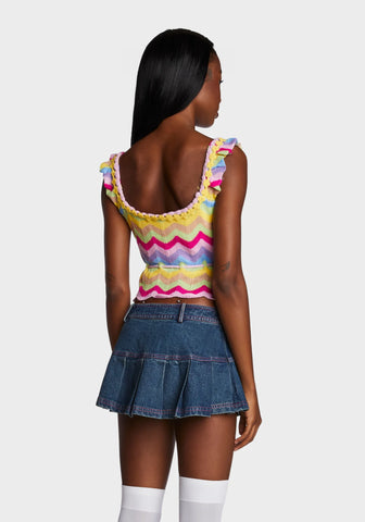 So Psyched Crochet Top