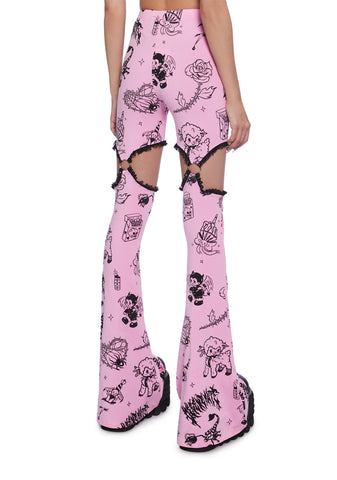 Babe Breaking Tradition Flare Pants