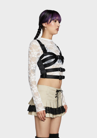 Divided Attention Harness Top