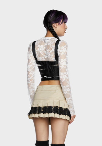 Divided Attention Harness Top