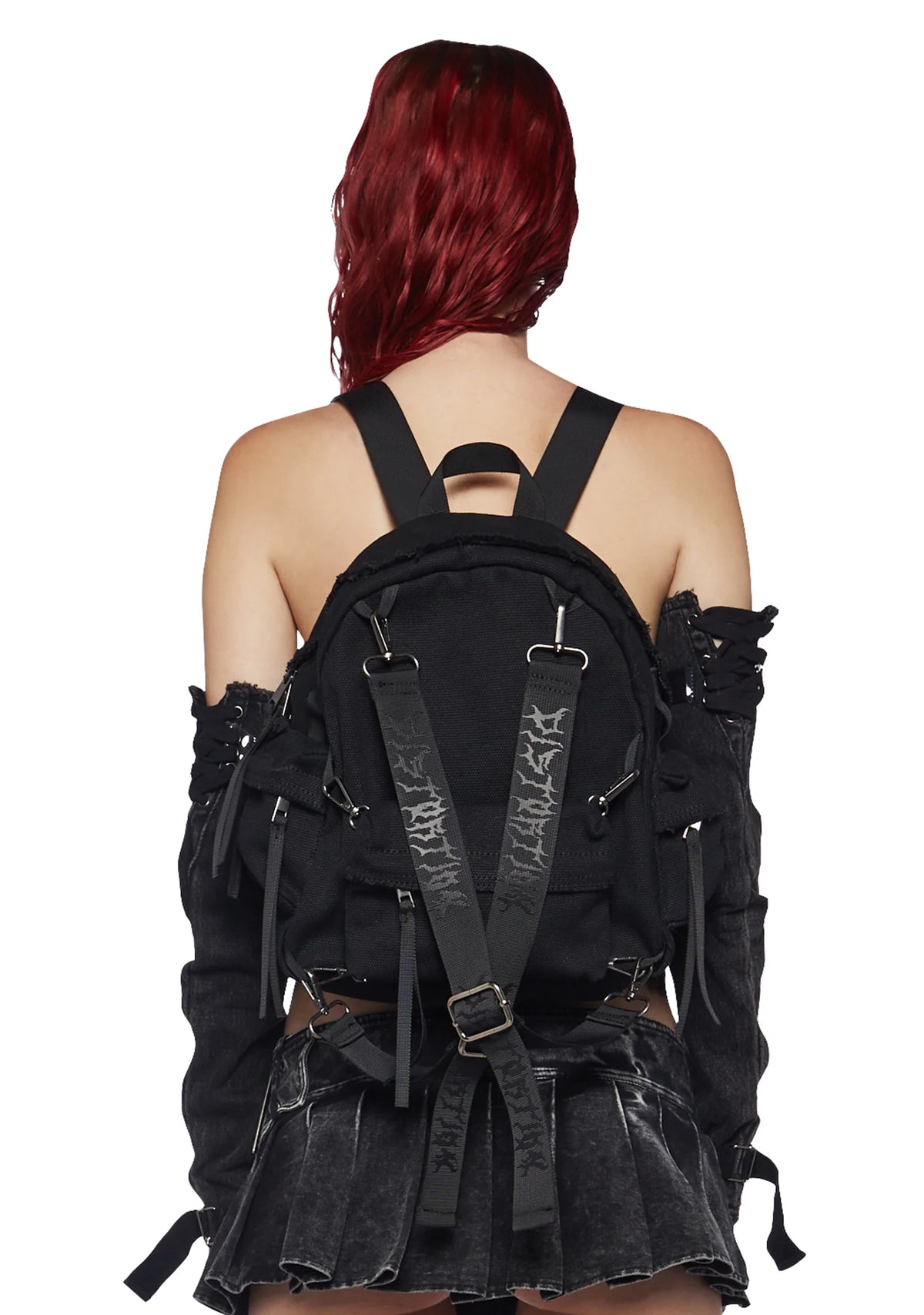 Distortion Strappy Backpack