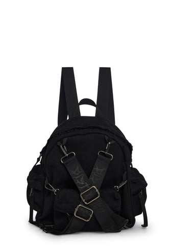 Distortion Strappy Backpack