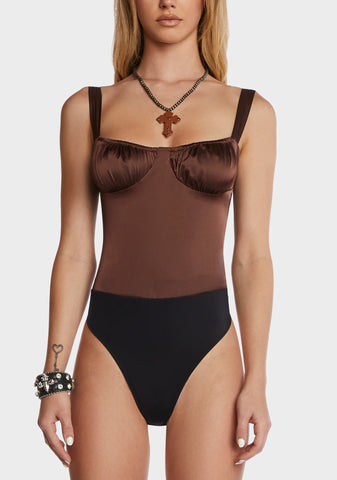 Ruched Cup Bodysuit