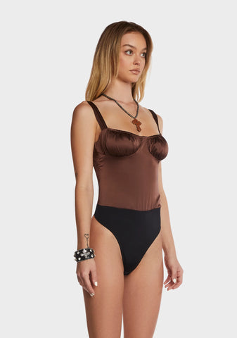Ruched Cup Bodysuit