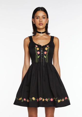 Top Of The World Flared Mini Dress