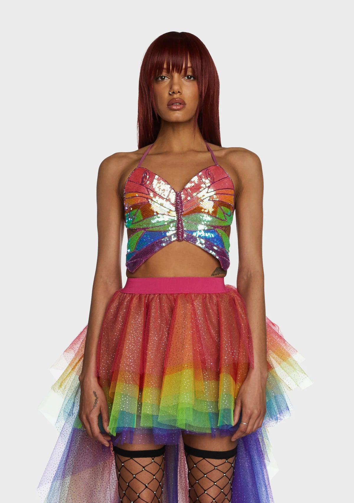 Rainbow Playa Dreamin' Butterfly Top