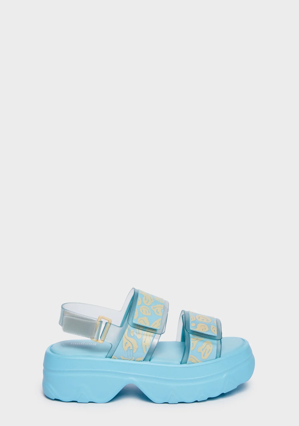 Blue Brave Platform Sandals