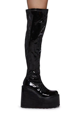 Patent Hades Boots
