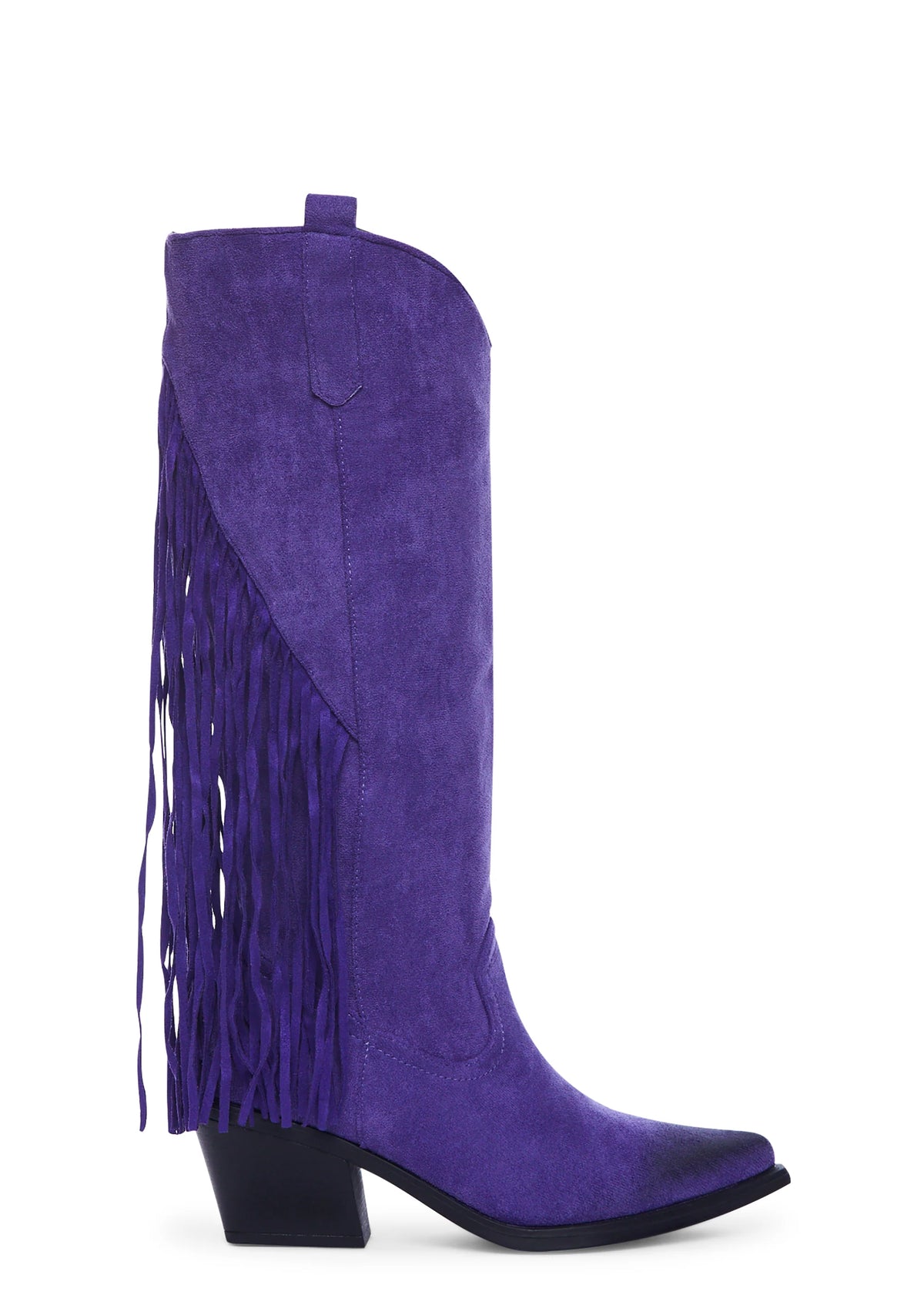 Plum Swept Away Cowboy Boots