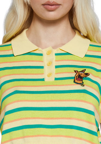 Ruh Roh Scooby Crop Top