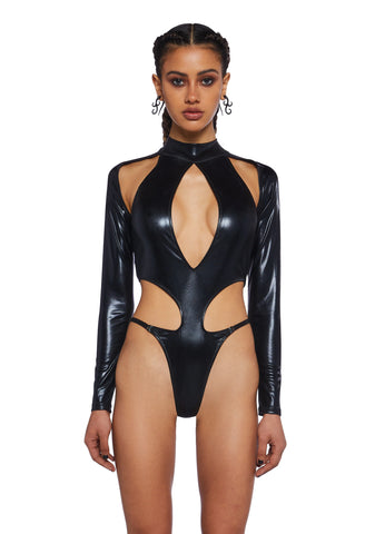 Move Through Moonlight Cut-Out Bodysuit