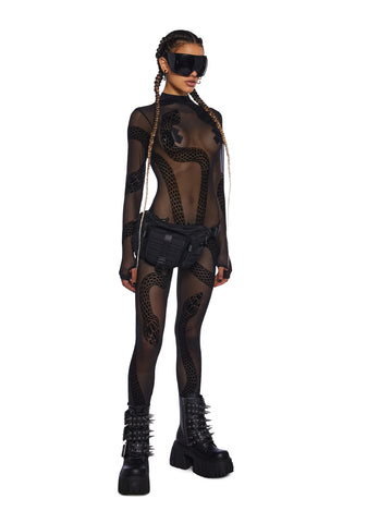 Crash N' Burn Mesh Catsuit