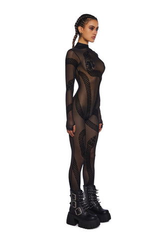 Crash N' Burn Mesh Catsuit