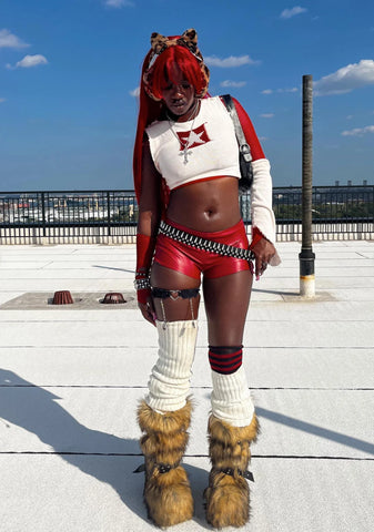 Wild Instincts Faux Fur Boots - Brown