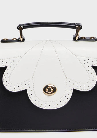 Scalloped Handbag