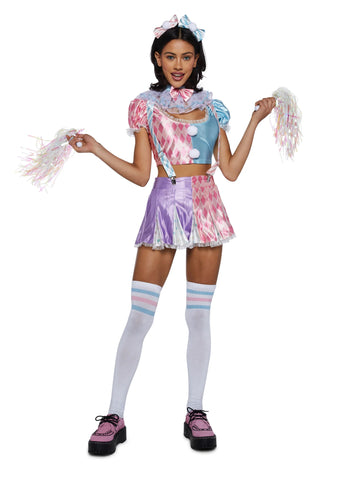 Clownin' Around Cheerleader Costume