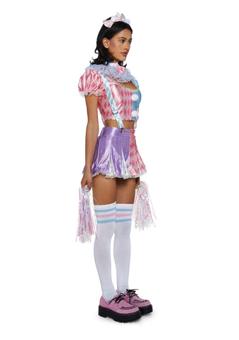 Clownin' Around Cheerleader Costume