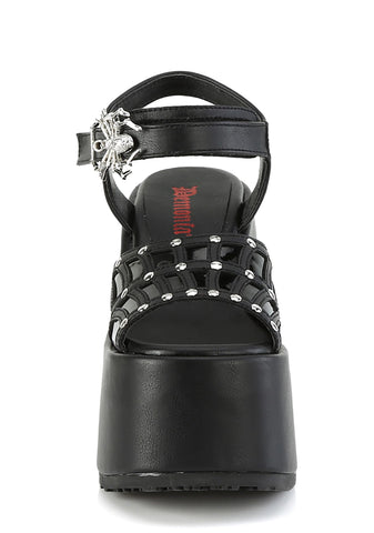 Camel-17 Platform Ankle Strap Sandals