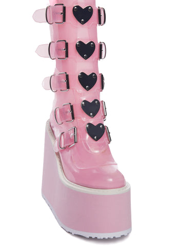 Swing-230C Platform Mid-Calf Boots