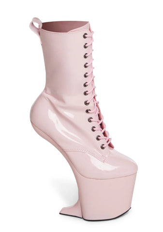 Craze-1040 Platform Boots- Pink