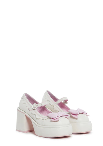 Bashful Bozo Platform Mary Janes