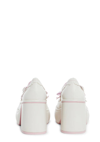 Bashful Bozo Platform Mary Janes