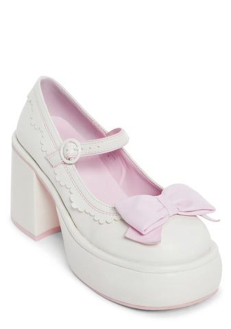 Bashful Bozo Platform Mary Janes