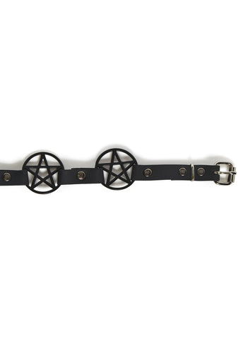 Black Pentagram Belt