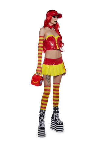 Super Size Me Wig & Costume Set