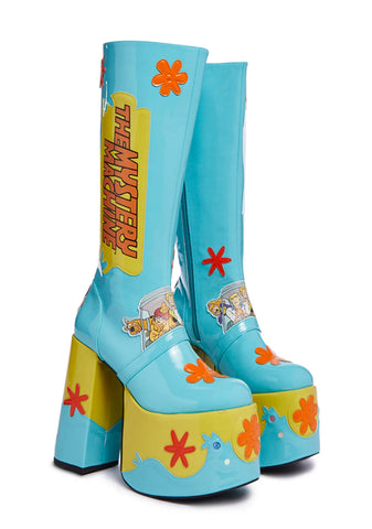 Mystery Machine Platform Boots
