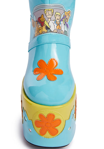 Mystery Machine Platform Boots