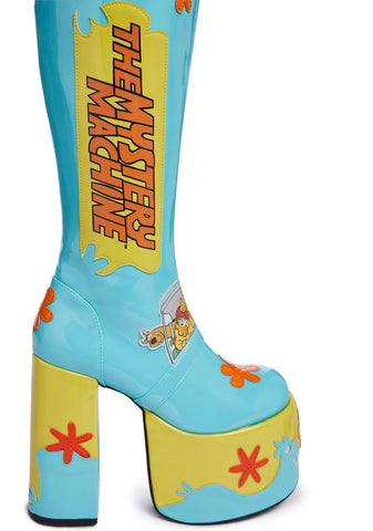 Mystery Machine Platform Boots