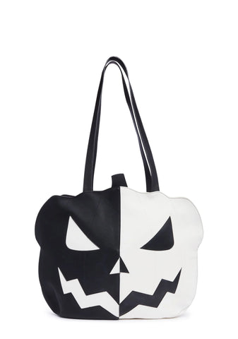A Grin That Glows Mega Tote - Colorblock