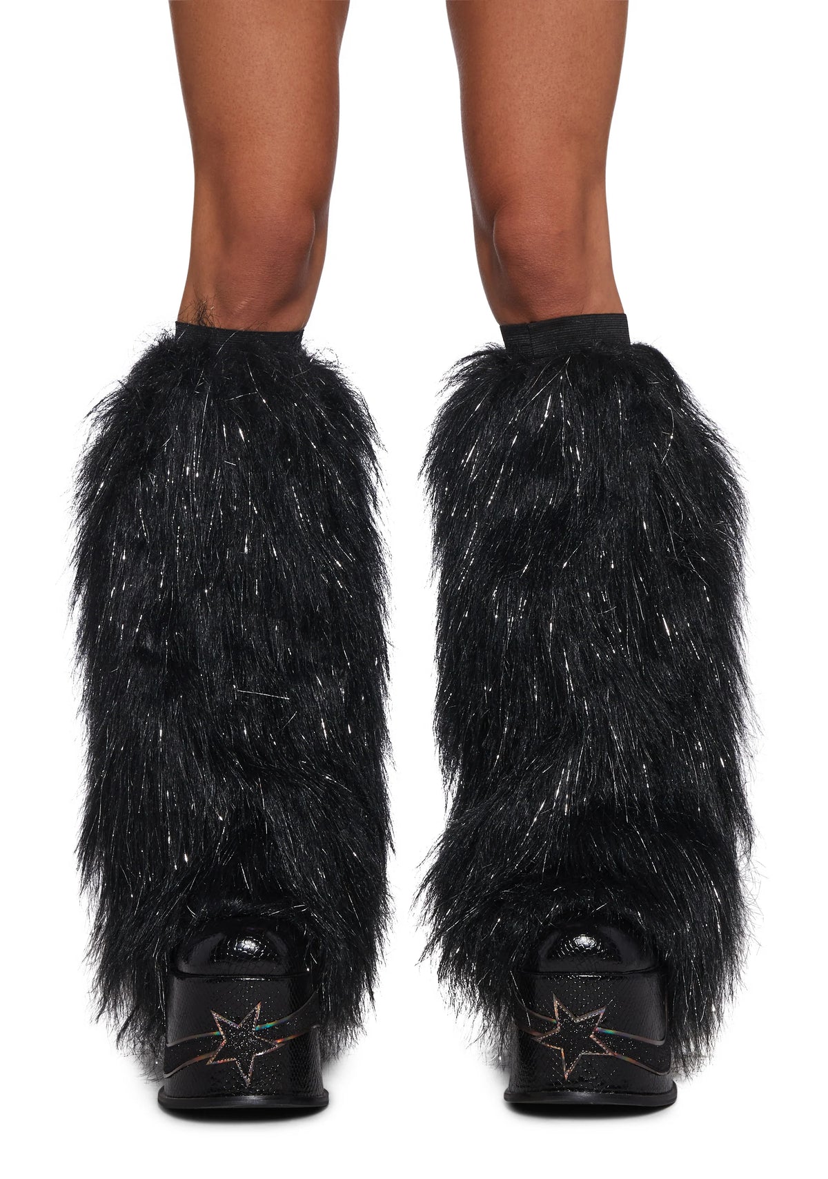 Dark Desert Stomper Furry Leg Warmers