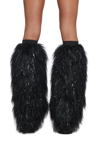 Dark Desert Stomper Furry Leg Warmers
