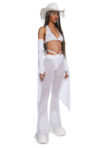 Classic Vibes Fringe Gloves