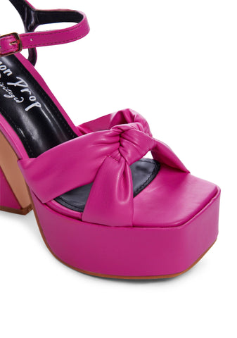 Hiner Platform Heels- Hot Pink