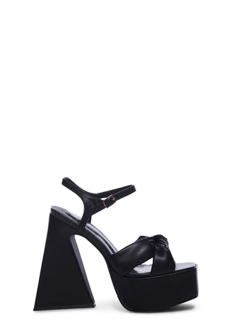 Hiner Platform Heels- Black