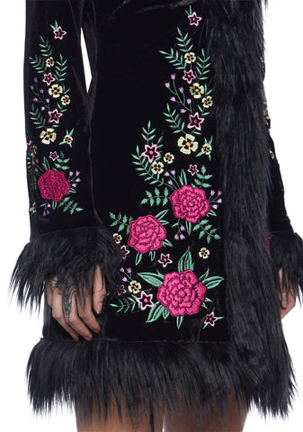 Night Love By Candlelight Velvet Coat