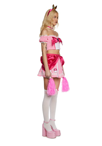 Peachy Princess Cheerleader Costume