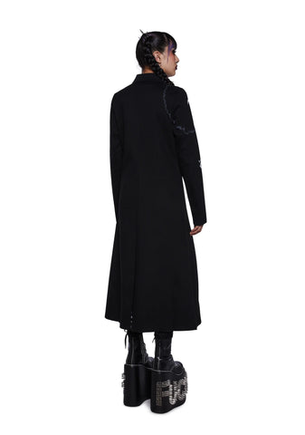 Lurking Horror Skeleton Trench Coat