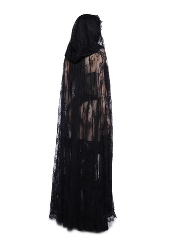 Endless Sorrow Lace Cape
