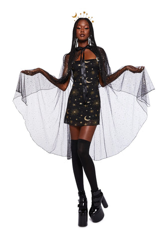 Mystic Being Sheer Cape