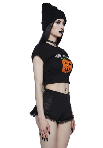 Haunted Hang Up Baby Tee