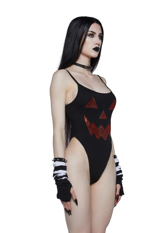 All That Glitters Pumpkin Bodysuit