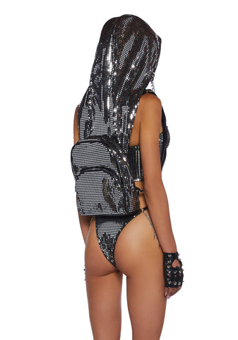Disco Fusion Hooded Backpack