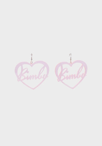 Pink Bimbo Drop Earrings
