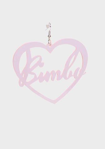 Pink Bimbo Drop Earrings