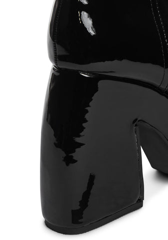 The Final Matrix Platform Ankle Boots